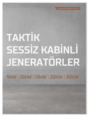 Taktik Sessiz Kabinli Jenaratörler