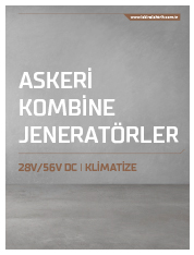 Askeri Kombine Jeneratörler