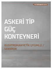 Askeri Tip Güç Konteyneri