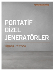 Portatif Dizel Jeneratörler